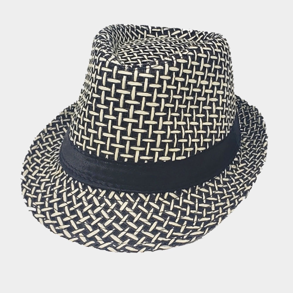 Bella Black \u0026 White Fedora Hat
